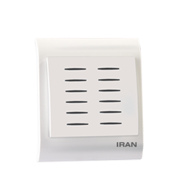 کلید زنگ دینگ دانگ ایران الکتریک مدل 2009 سفید