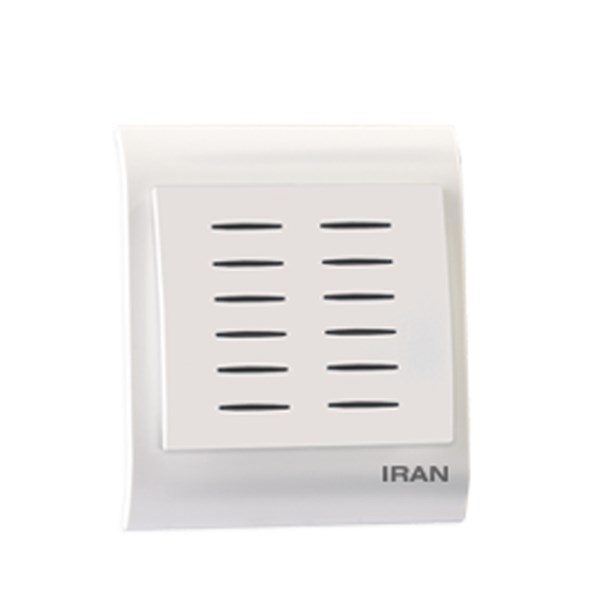 کلید زنگ دینگ دانگ ایران الکتریک مدل 2009 سفید