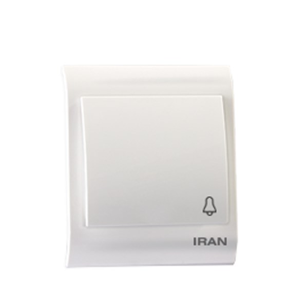 کلید شاسی زنگ ایران الکتریک مدل 2009 سفید