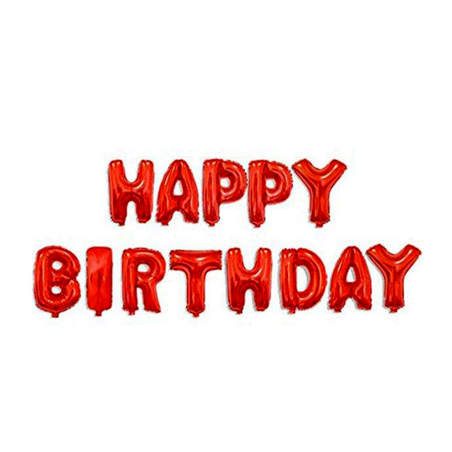 بادکنک فویلی فانگلین مدل Happy Brithday