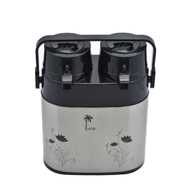 فلاسک دوقلو علقمه مدل UN-8400 ظرفیت 2.6 لیتر