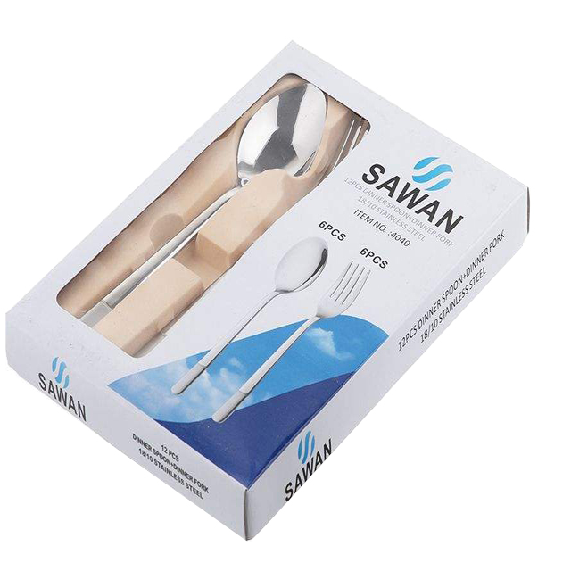 سرویس قاشق و چنگال  12 پارچه  ساوان مدل4040