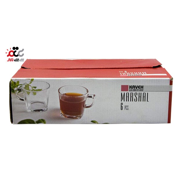 نیم لیوان بلور کاوه مدل مارشال کد 9132 بسته 6 عددی
