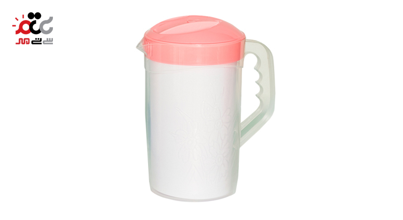 پارچ آب در دار پلاستیکی ساده ظرفیت 1.5 لیتری