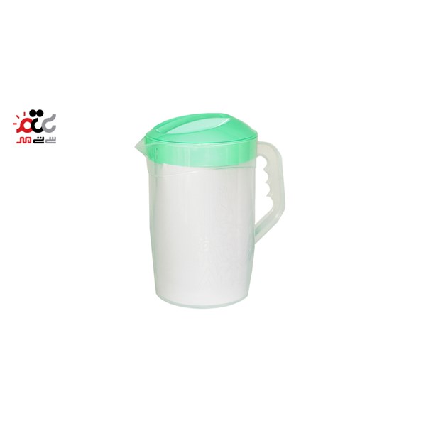 پارچ آب در دار پلاستیکی ساده ظرفیت 1.5 لیتری