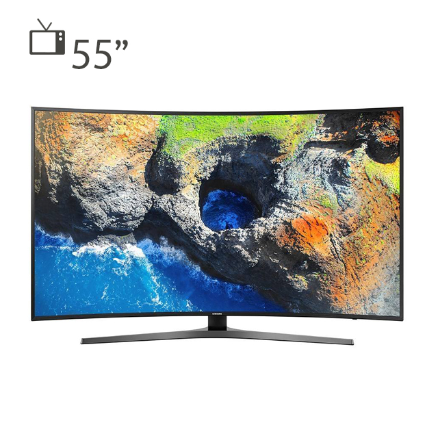 تلویزیون ال ای دی هوشمند خمیده سامسونگ مدل MU7995 سایز 55 اینچ
