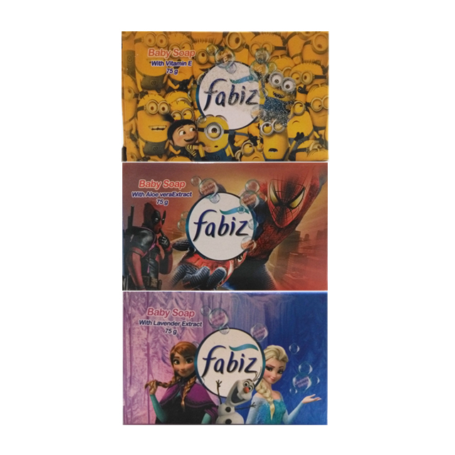 صابون بچه طرح کارتونی فابیز 75 گرمی