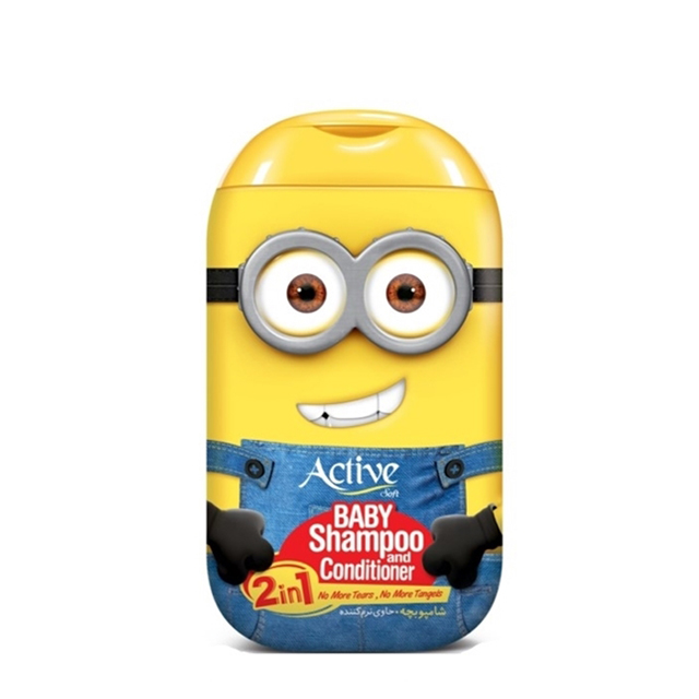 شامپو بچه 2 در 1 اکتیو مدل مینیون 280 گرمی