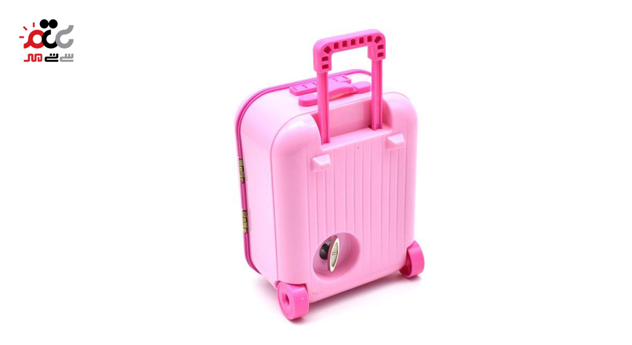 چمدان موزیکال اسباب بازی صورتی مدل کیتی کد 2001
