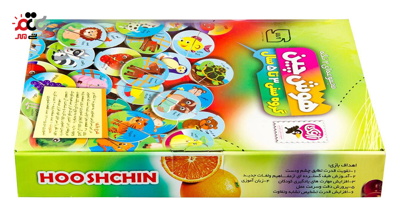 بازی آموزشی هوش چین زاغک دو تکه ای
