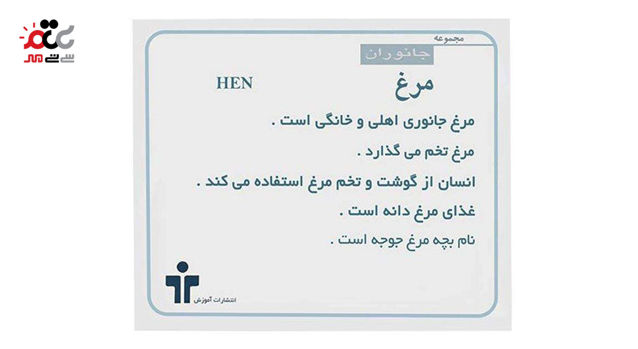 مجموعه کارت های آموزشی دید آموز طرح جانوران کد 01