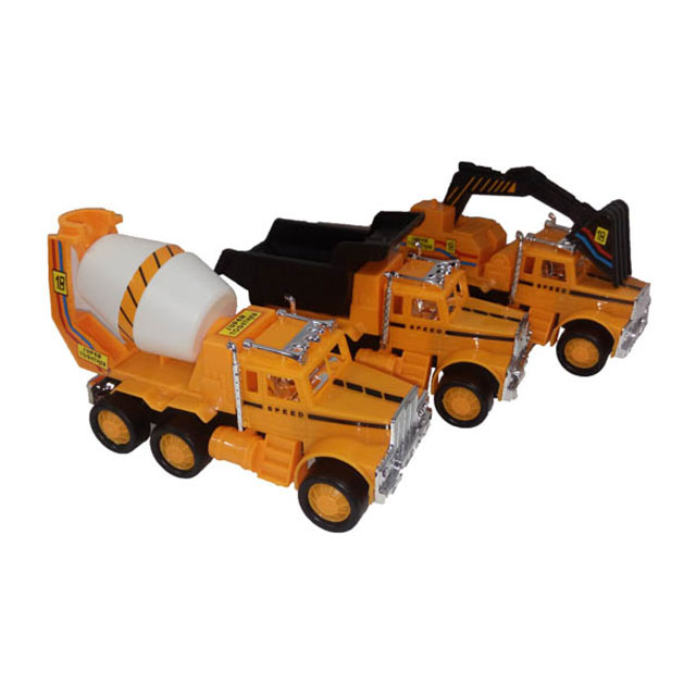 ست ماشین اسباب بازی مدل راه سازی 3 عددی