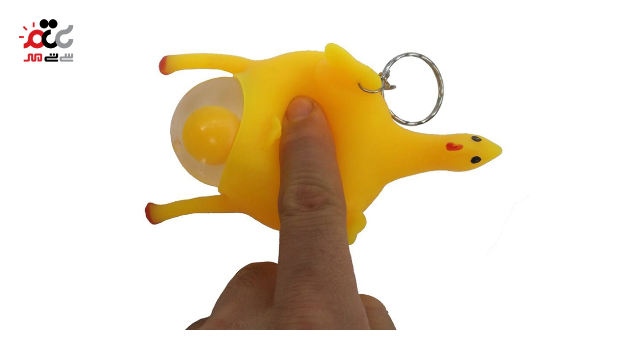 مرغ تخم گذار ضد استرس مدل Chicken Squishy