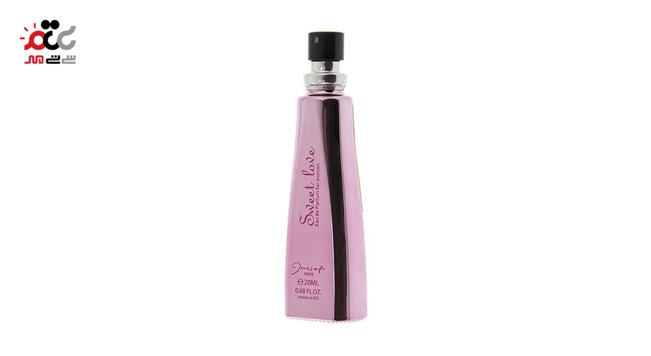 عطر جیبی زنانه مدل Sweet Love ژک ساف 20 میلی لیتری
