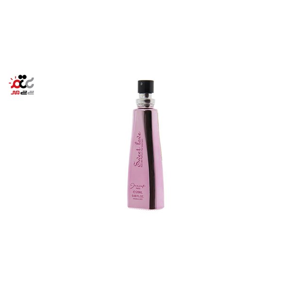 عطر جیبی زنانه مدل Sweet Love ژک ساف 20 میلی لیتری