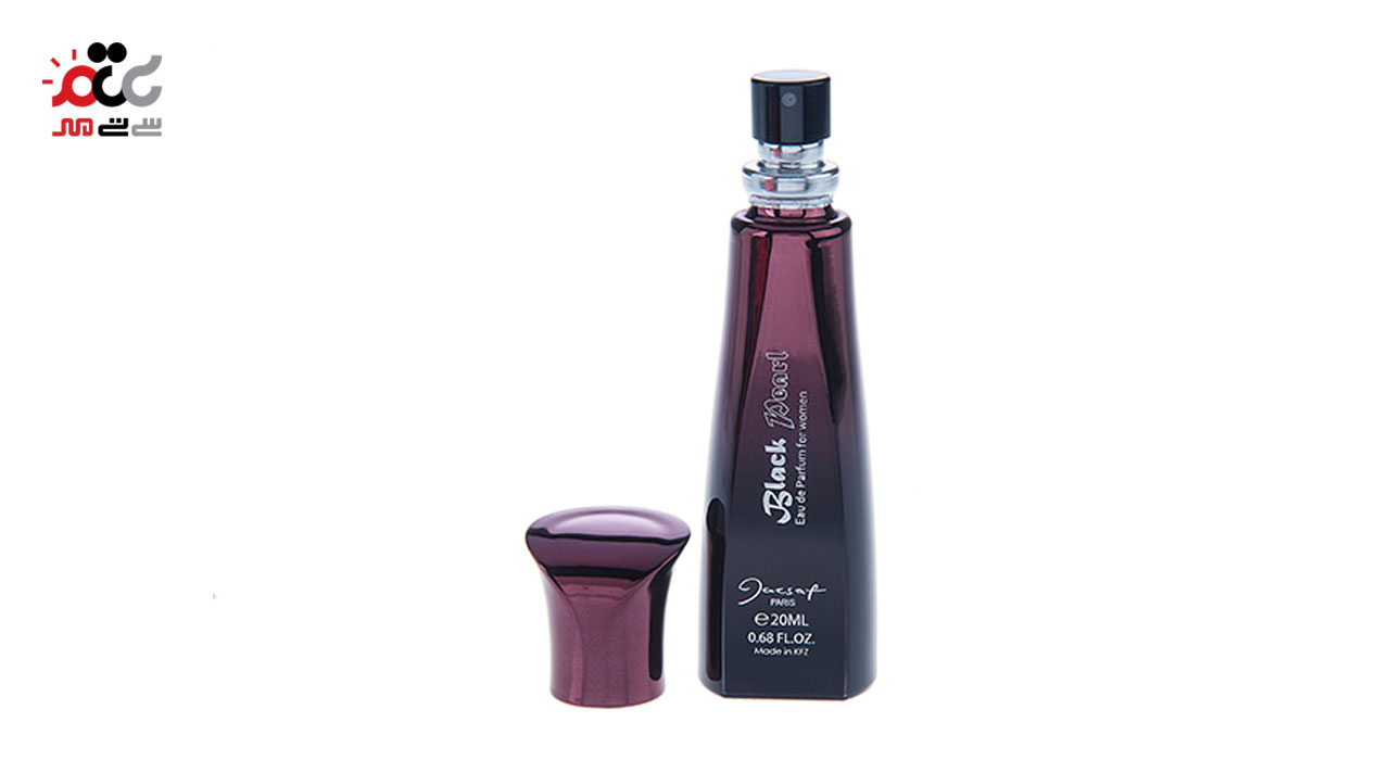 عطر جیبی ژک ساف مدل بلک پرل زنانه 20 میلی لیتری