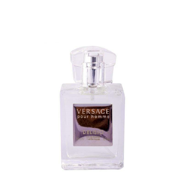 ادوپرفیوم مردانه دلیسیو مدل VERSACE pour homme حجم 50 میلی لیتری