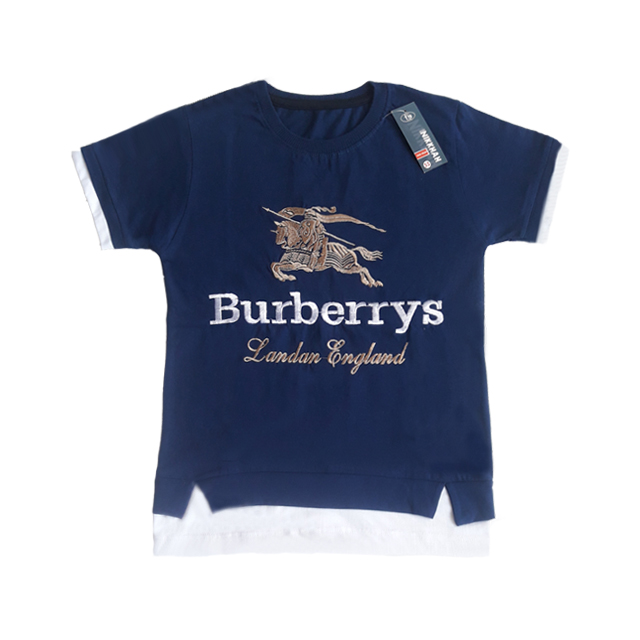 تی شرت شلوارک پسرانه طرح burberrys