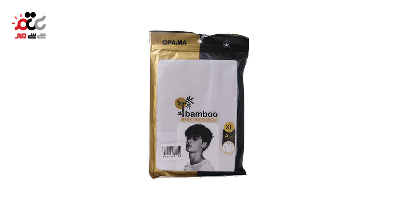 زیر پوش آستین دار سفید پاما سایز xL