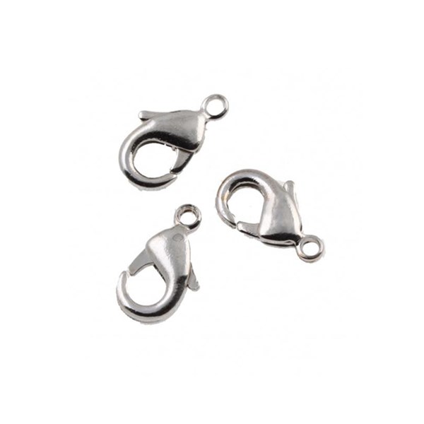 قفل استیل رنگ ثابت نقره ای سایز کوچک کد 009