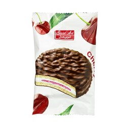 بیسکویت کاکائویی شیرین عسل با طعم گیلاس 22 گرمی
