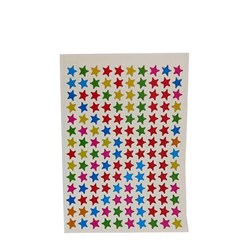 برچسب رنگی مدل ستاره ریز 10 برگ کد 67