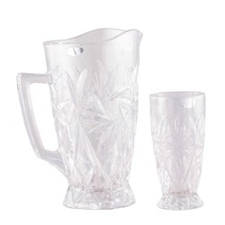 ست پارچ و لیوان 7 پارچه پریما مدل استوانه ای کد 3127