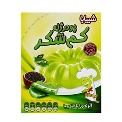 پودر ژله کم شکر آلوئه ورا با دانه چیا شیبابا 60 گرمی