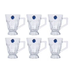 فنجان شیشه ای مدل اسپکترال بسته 6 عددی