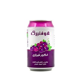 نوشیدنی گازدار انگور شیرازی هوفنبرگ 330 میلی لیتری