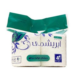 دستمال توالت ابریشمی بسته 2 عددی