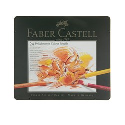 مداد رنگی فابر کاستل مدل Polychromos بسته 24 عددی