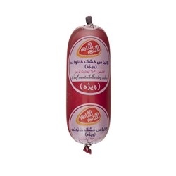 کالباس خشک خانواده ویژه 60 درصد گوشت شام شام 500 گرمی