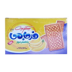 بیسکویت با طعم موزی فرجامی 750 گرمی کد 904