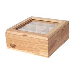 باکس چای چوبی نایس وود مدل 9 خانه