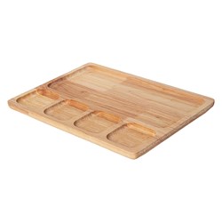 اردور خوری چوبی نایس وود مدل مستطیل طرح 5 خانه