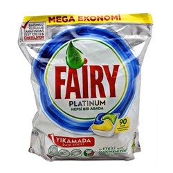 قرص ماشین ظرفشویی فیری مدل پلاتینیوم بسته 90 عددی