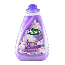 مایع دستشویی بنفش مدل صدفی روغن آرگان حیات 2500 میلی لیتری