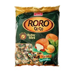 تافی کره ای رورو شیرین عسل با مغز نعنا 800 گرمی
