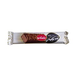 ویفر با کرم کاکائویی و روکش کاکائو ویو آیدین 45 گرمی 20 عددی
