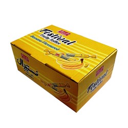 تافی موز فستیوال شیرین عسل 620 گرمی بسته 100 عددی