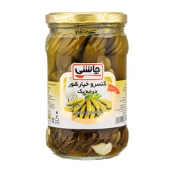 خیار شور درجه یک چاشنی 630 گرمی