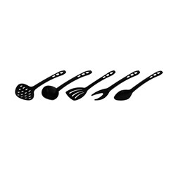 سرویس کفگیر و ملاقه 5 پارچه آیدا کد 1323