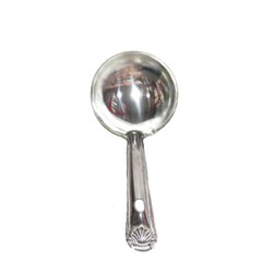 ملاقه استیل حراجی مدل دسته کوتاه سایز متوسط کد 1723