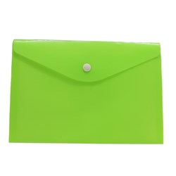 پوشه دکمه دار سبز پارسیکار سایز A4