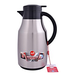 فلاسک استیل شیشه دار رگال ظرفیت 1900 میلی لیتری