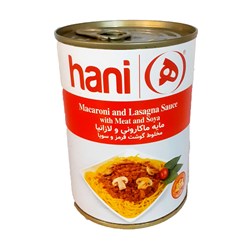 کنسرو مایه ماکارونی و لازانیا هانی 380 گرمی