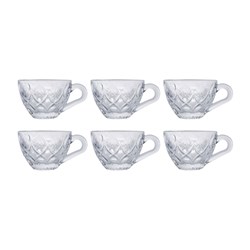 فنجان شیشه ای مدل آرتور بسته 6 عددی