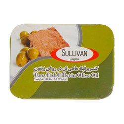 کنسرو فیله ماهی تن در روغن زیتون  سالیوان 110 گرمی