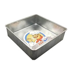 قالب کیک موج مدل مربع لبه بلند سایز 30